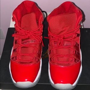 Red Jordan 11s Retro Win Like 96